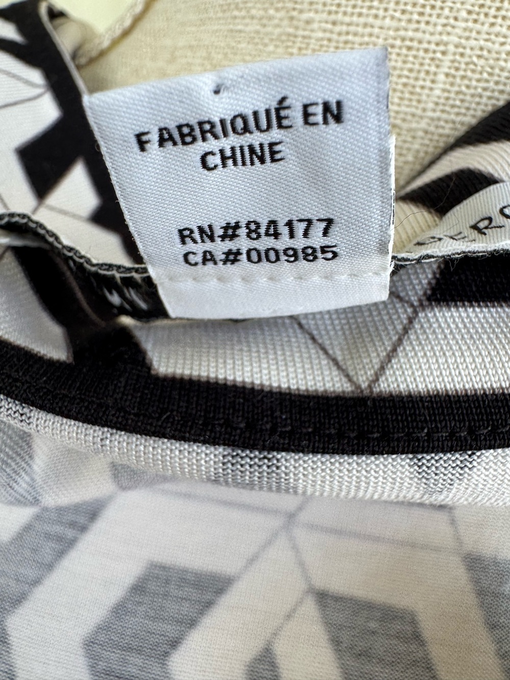 Diane von Furstenberg Silk Wrap Dress – Black & White Geometric Print - Picture 10 of 11